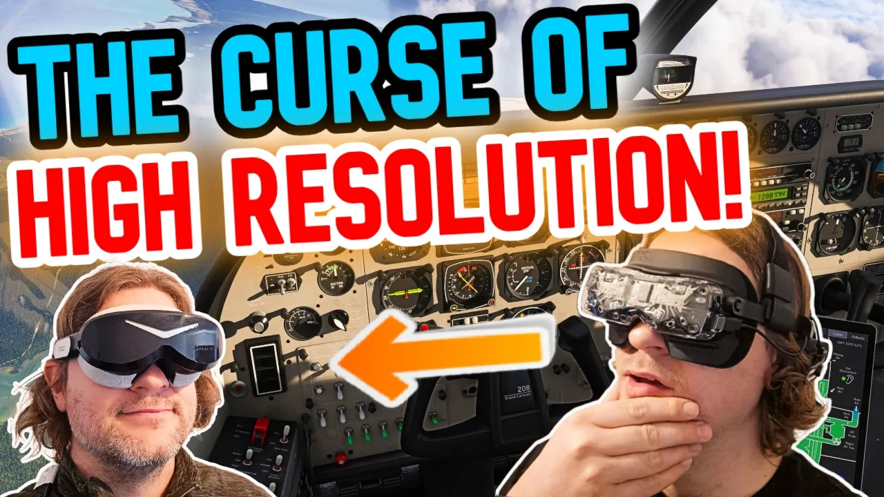 VR Flight Sim Guy: Beyond 2e Sharpness Tested in MSFS 2024