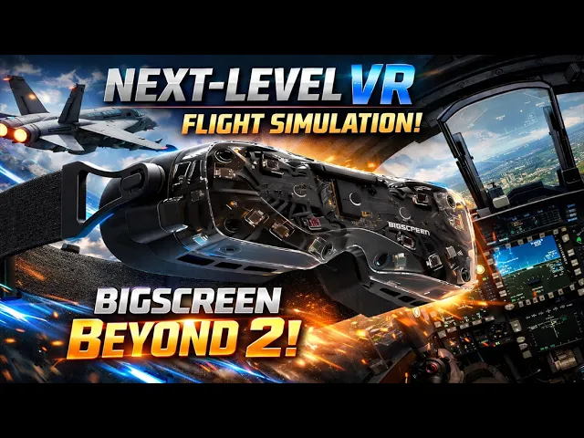 OverKillSimulations: Bigscreen Beyond 2 Unboxing Setup and MSFS DCS World Demo